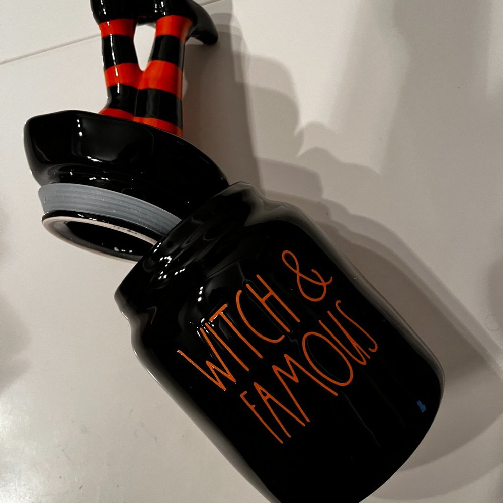 Halloween Rae Dunn‎ Witch Canister New Holiday Decor Cookie Jar (hol/x/new)